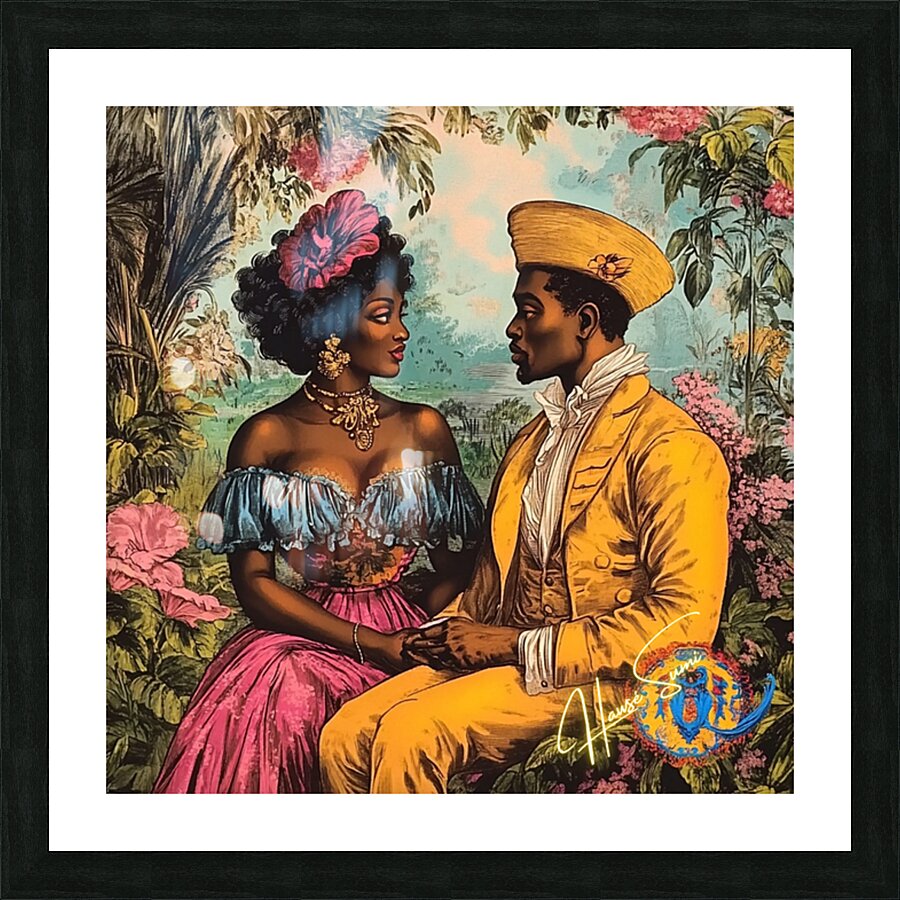 Where Her Eyes Bloomed Picture Frame print