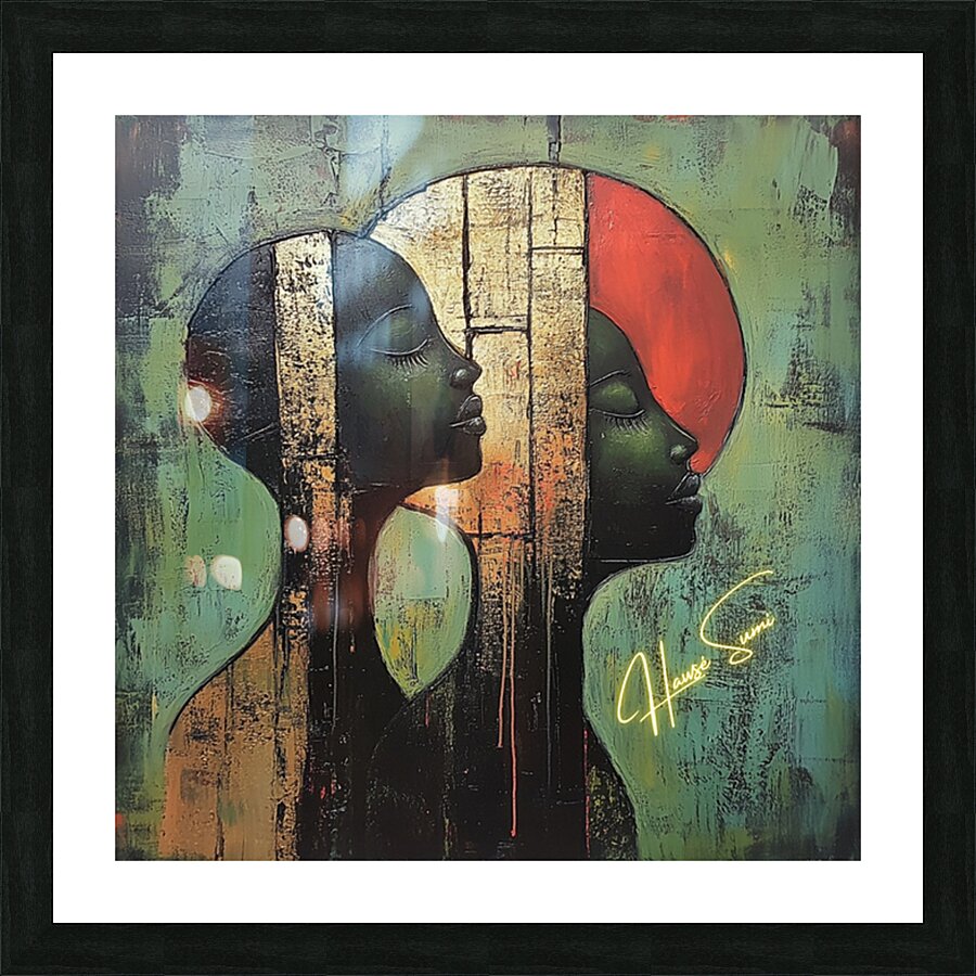 Sun Behind My Shadow Picture Frame print