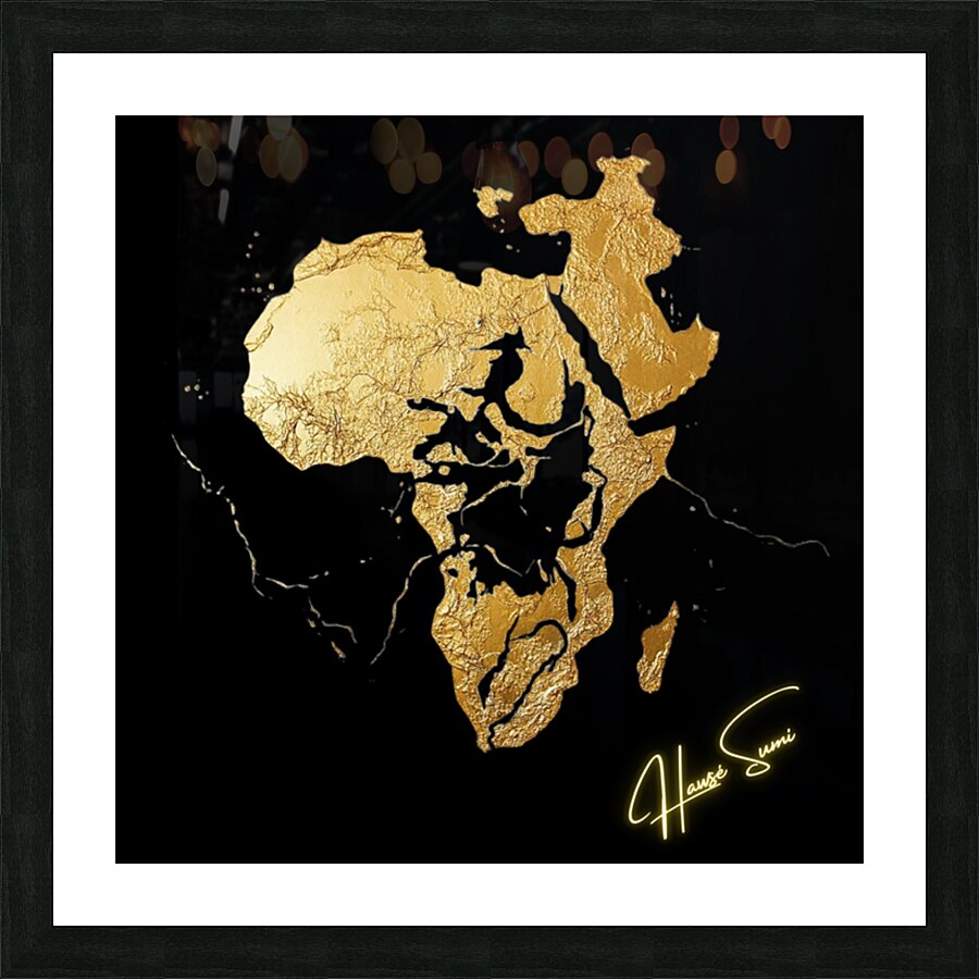 The Nerve Map Picture Frame print