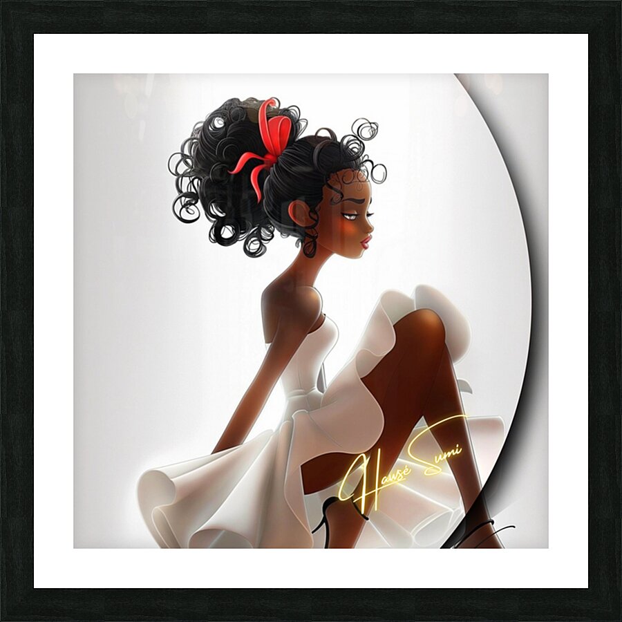 Waiting to Twirl Picture Frame print