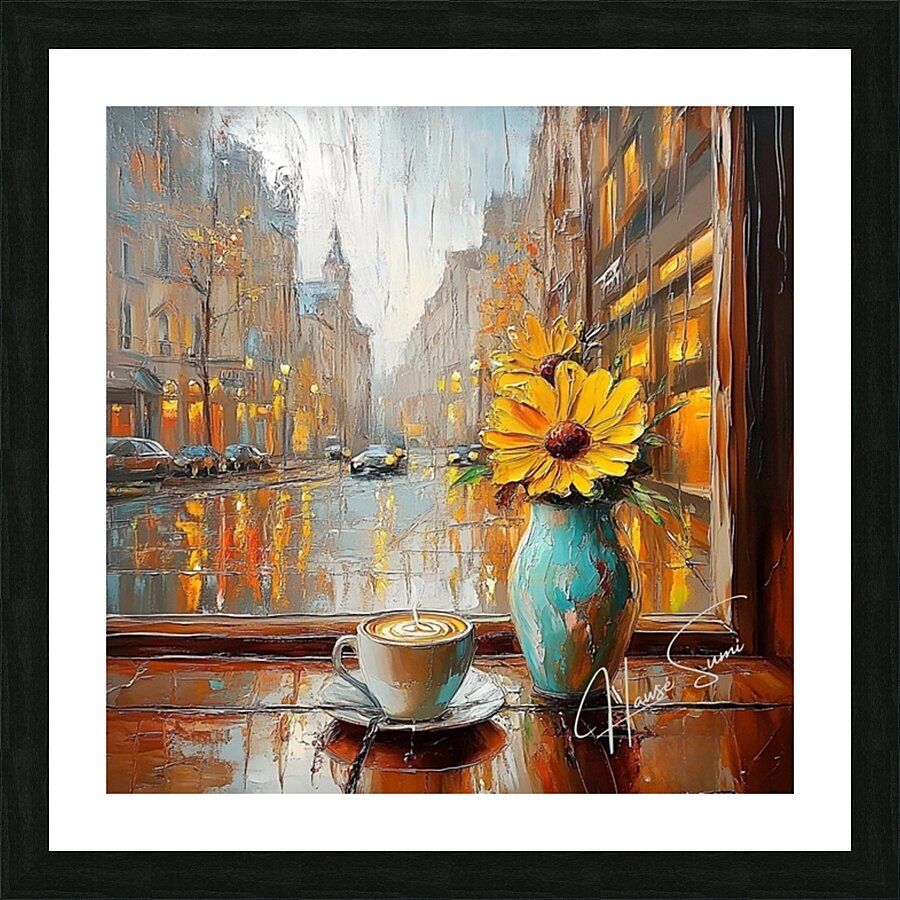 Latte After the Storm Picture Frame print