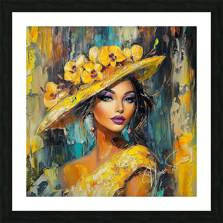 Orchid Reign Picture Frame print