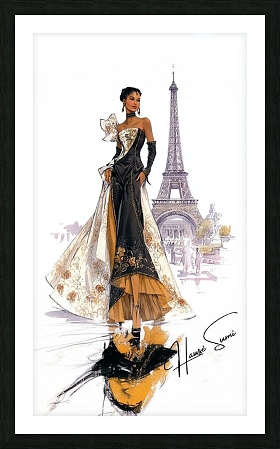 Baroque Heiress Picture Frame print