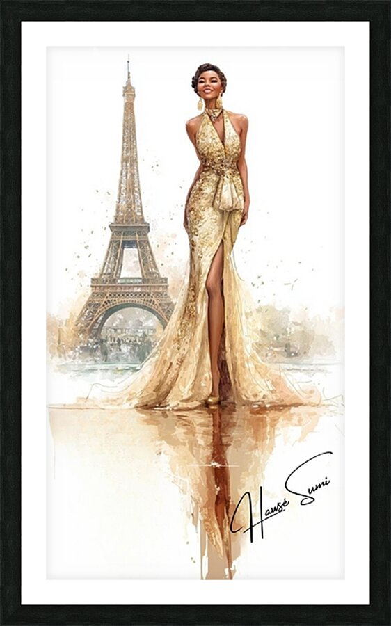 Golden Hour in Gilded Silk Picture Frame print