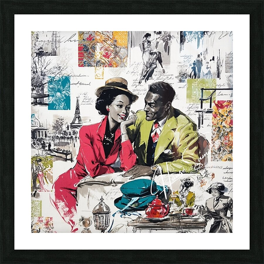 Parisian Rendezvous Picture Frame print