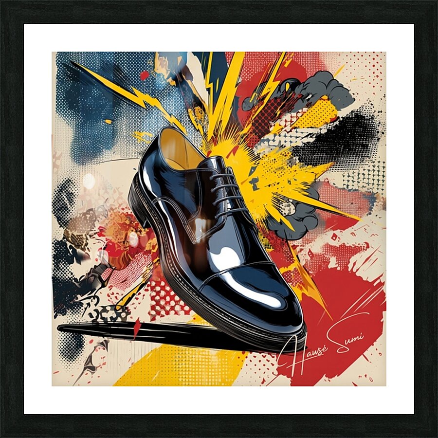 Impact Point: The Sole Statement Picture Frame print