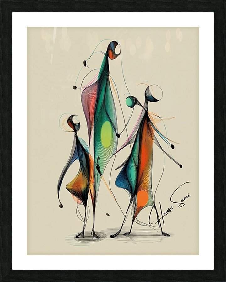 Lines of Becoming Picture Frame print