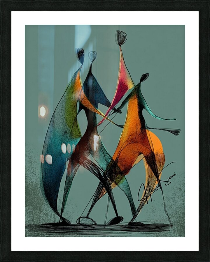 Dance of Balance Picture Frame print