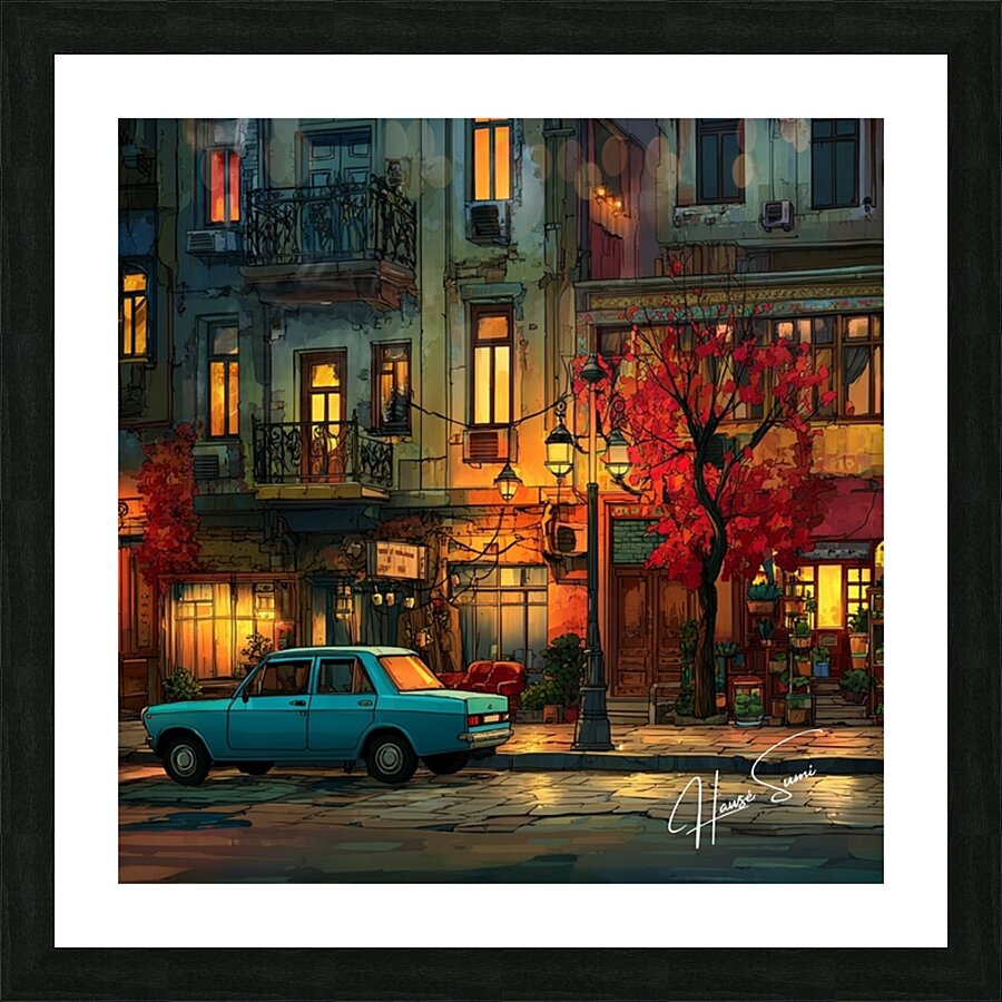 Amber Streets Picture Frame print