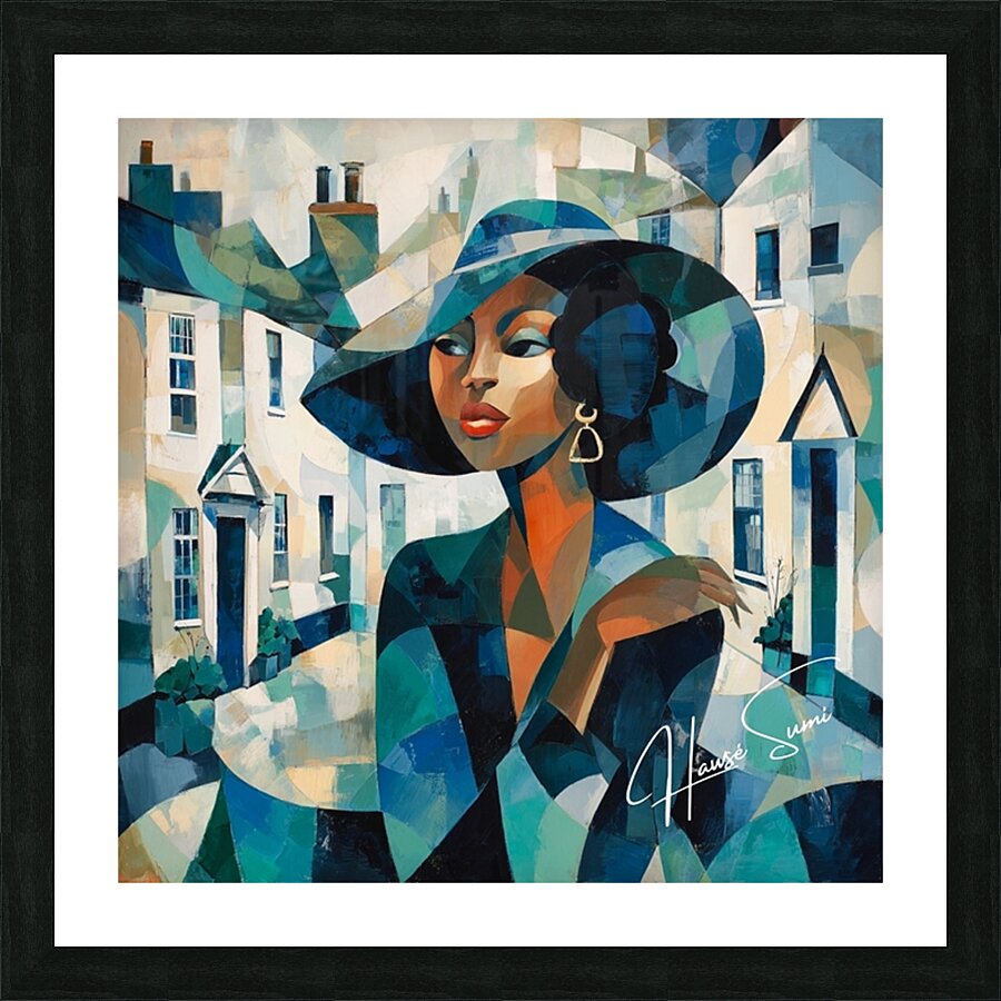 Blue Reverie Picture Frame print