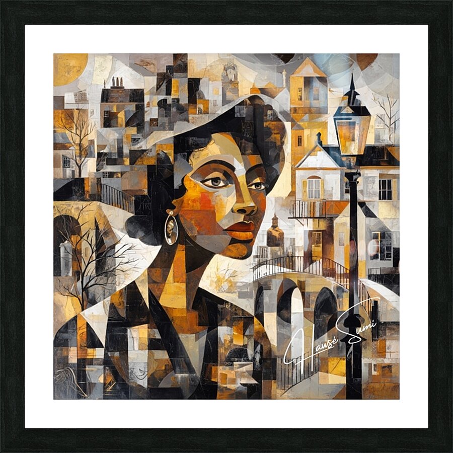 Echoes of the Bridge Picture Frame print