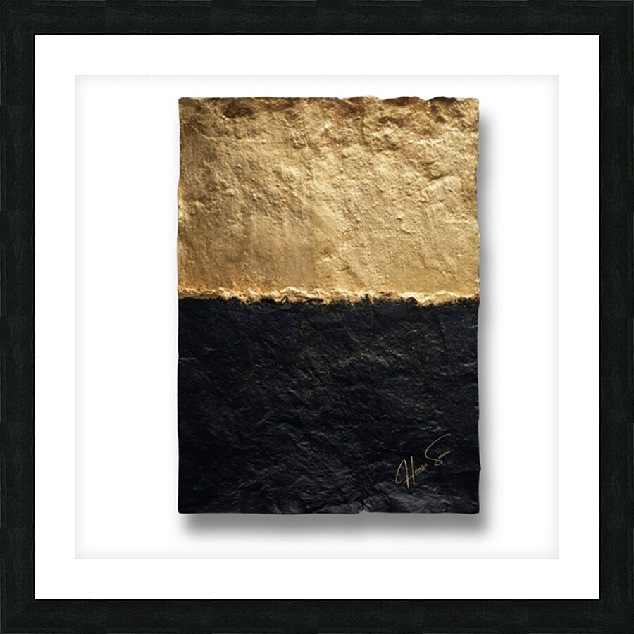 Gilded Divide Picture Frame print