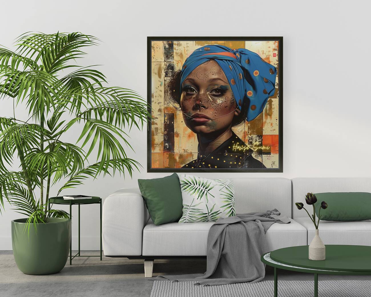 Blue Turban of Grace Reproduction