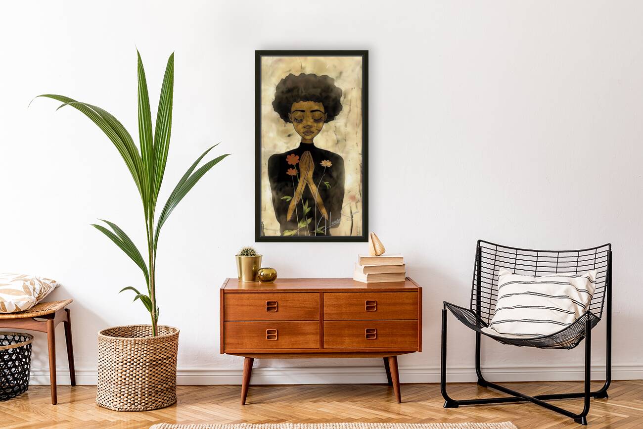 Serene Prayer Reproduction