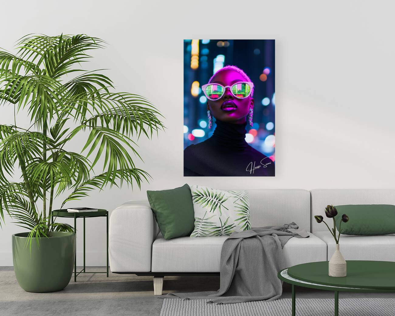 Neon Dreamscapes Reproduction
