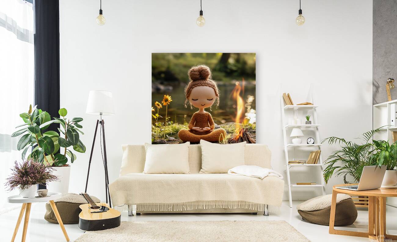 Stillness by the Fire: The Knitted Soul Reproduction