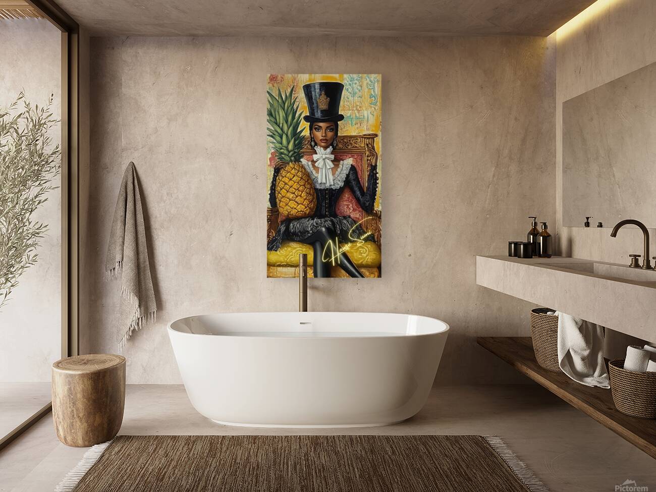 Fruit of Her Throne Reproduction