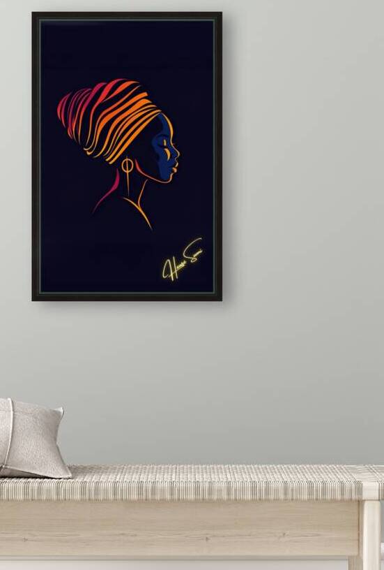 Crowned in Color: The Grace of Her Silence by Hawse Sumi
