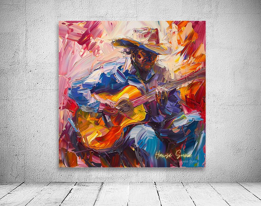 Harmony in the Brushstrokes Wall Preview