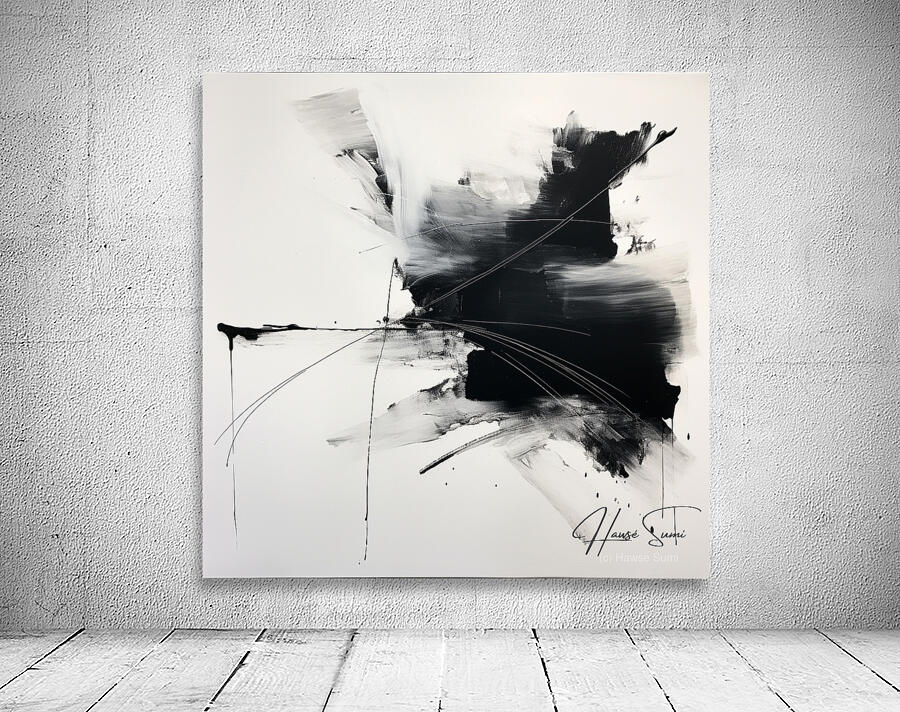 Echoes in Monochrome Wall Preview