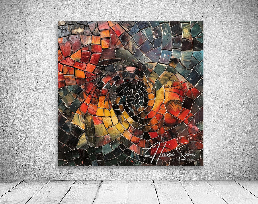 Mosaic Spiral Wall Preview