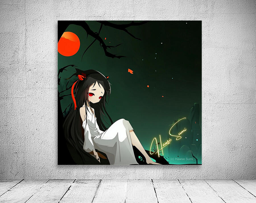 Red Moon Reverie Wall Preview