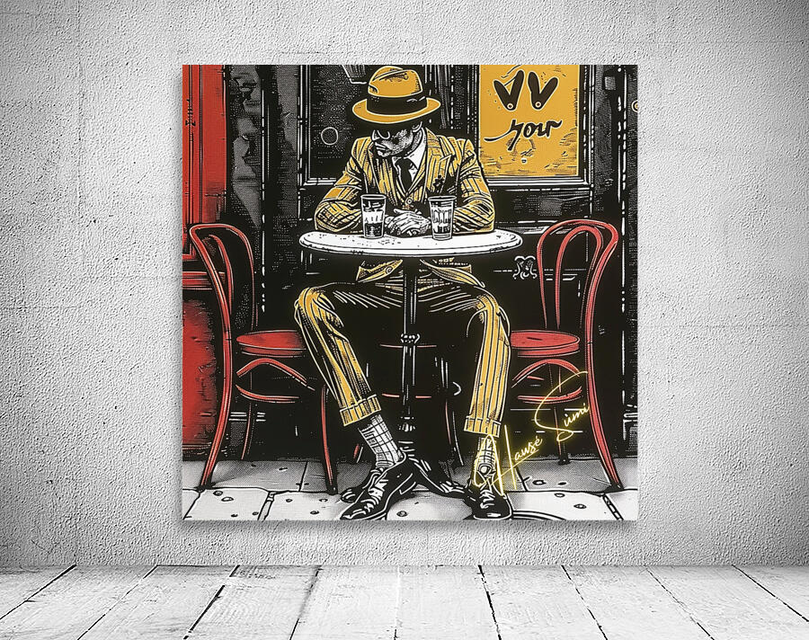 Cafe Noir & Mustard Dreams Wall Preview