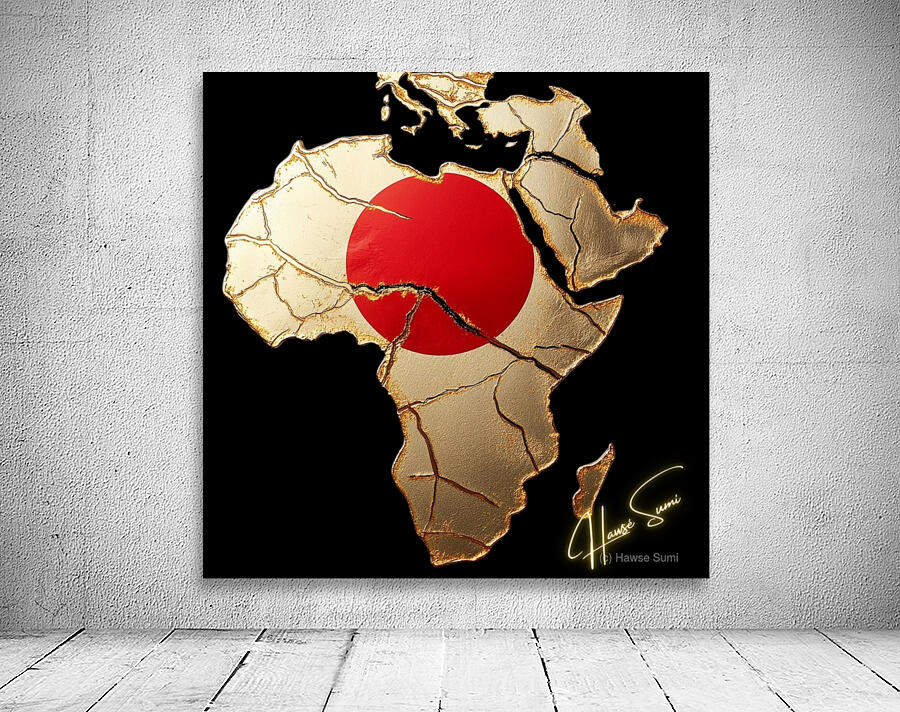 Kintsugi Continent Wall Preview