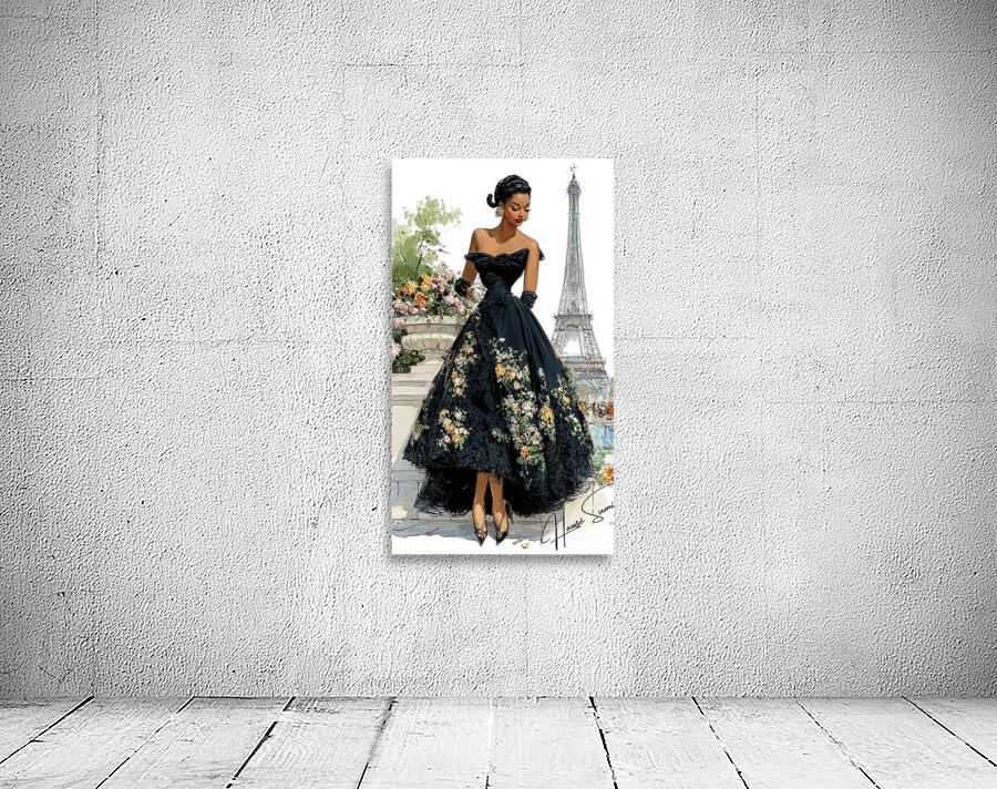 Fleur Nocturne Wall Preview