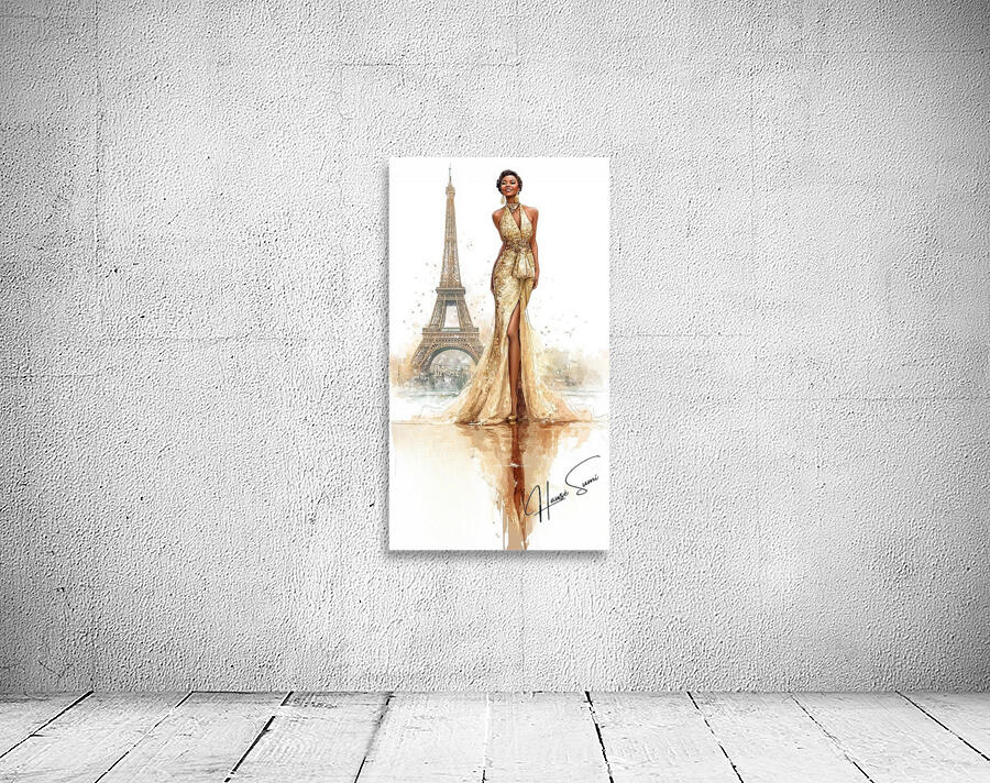 Golden Hour in Gilded Silk Wall Preview