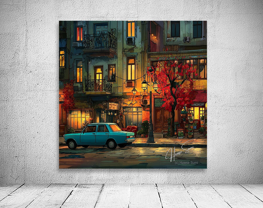 Amber Streets Wall Preview