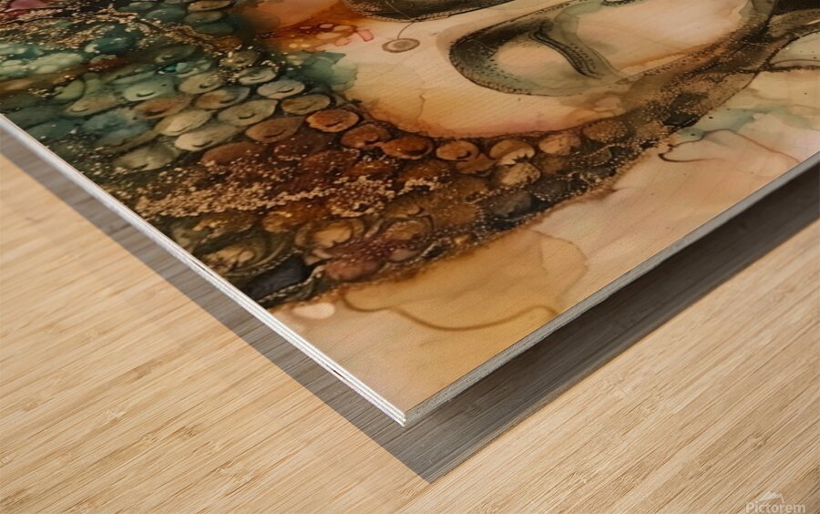 Tranquil Divinity Wood print