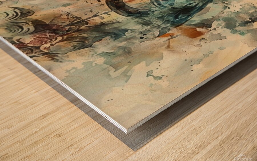 Echoes of Wisdom Wood print