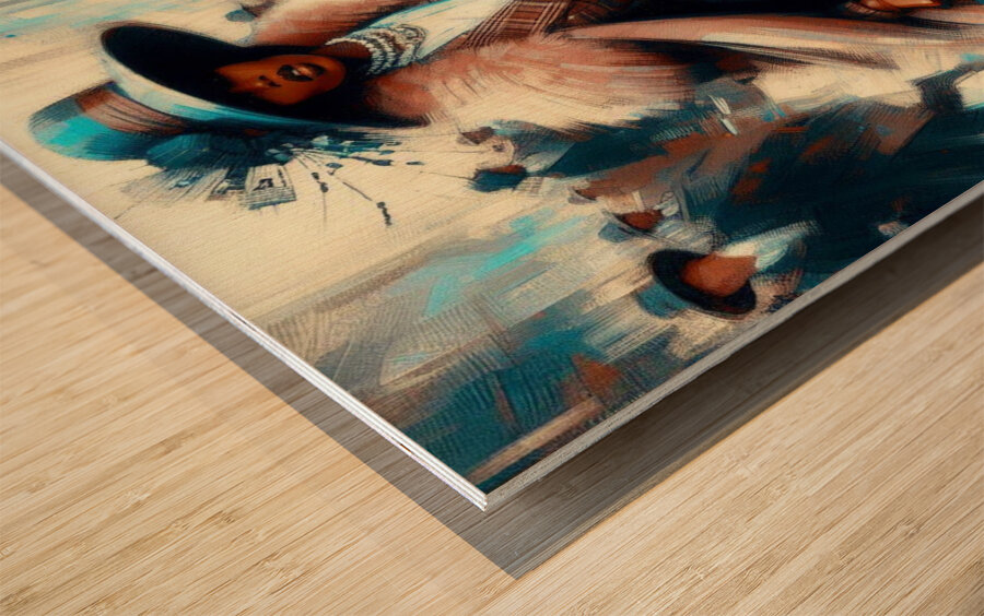 Isabella Marchand: Runway Ready Wood print