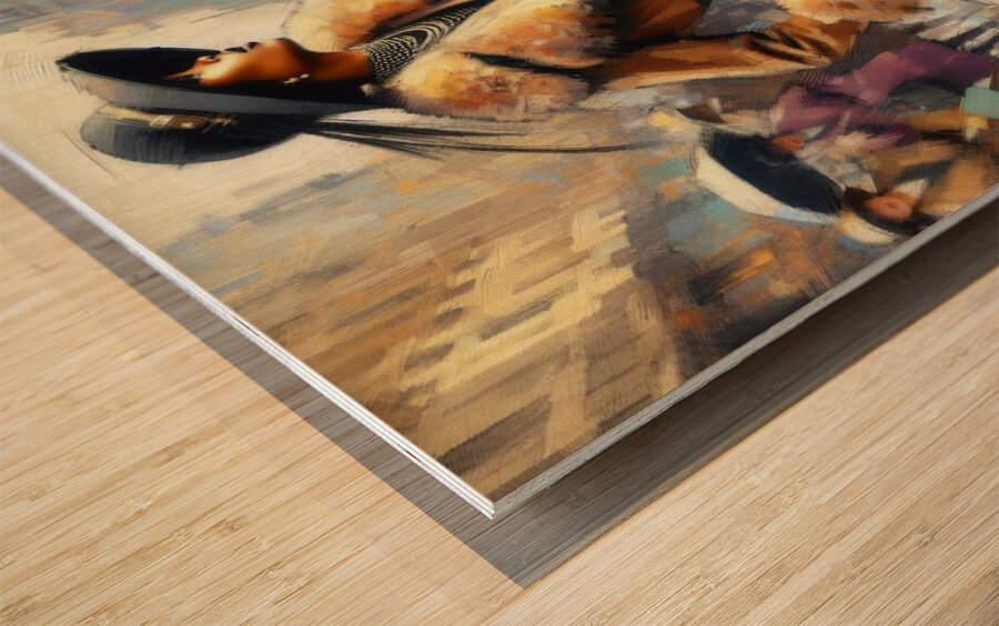 Naomi King  Wood print