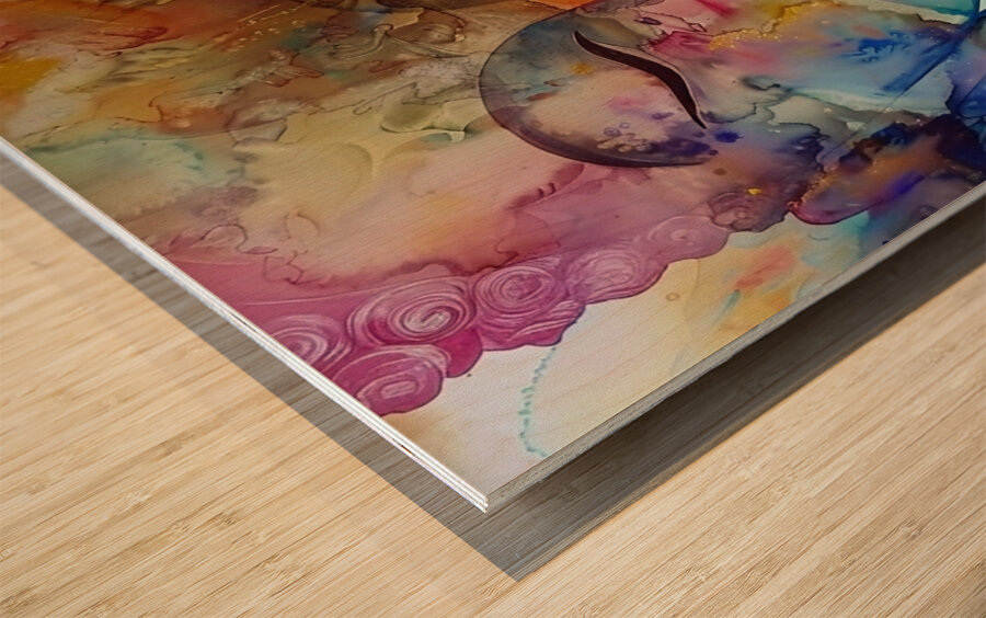 Celestial Serenity Wood print