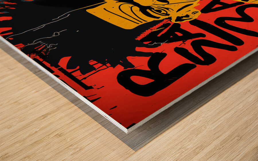 Warrior of the Streets Wood print