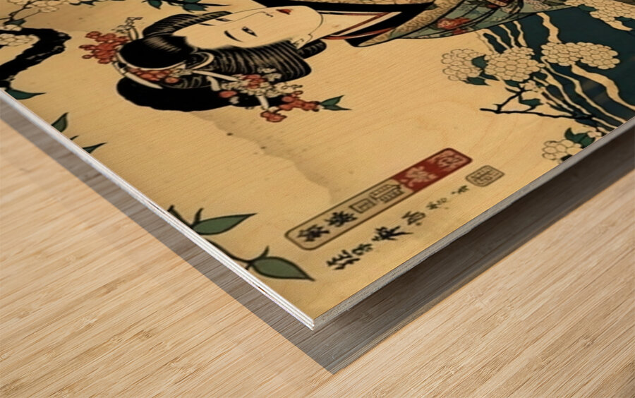 Blossom Serenity Wood print