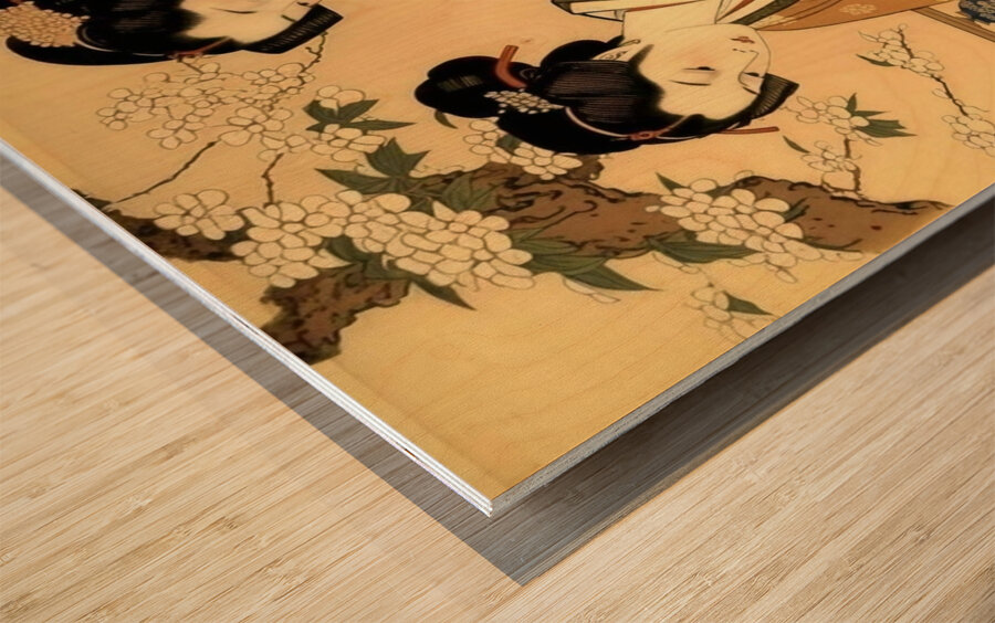 Sakura Scholars Wood print