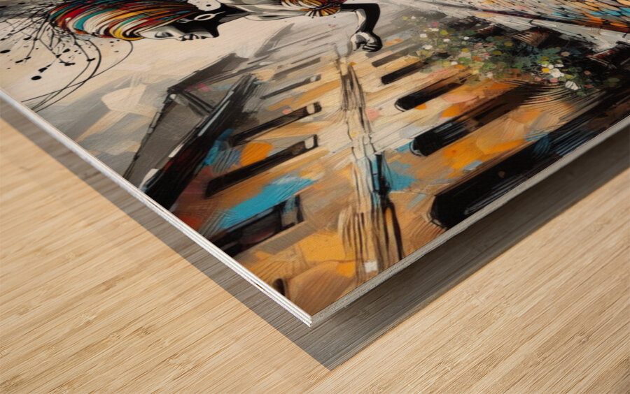 Graceful Harmony Wood print