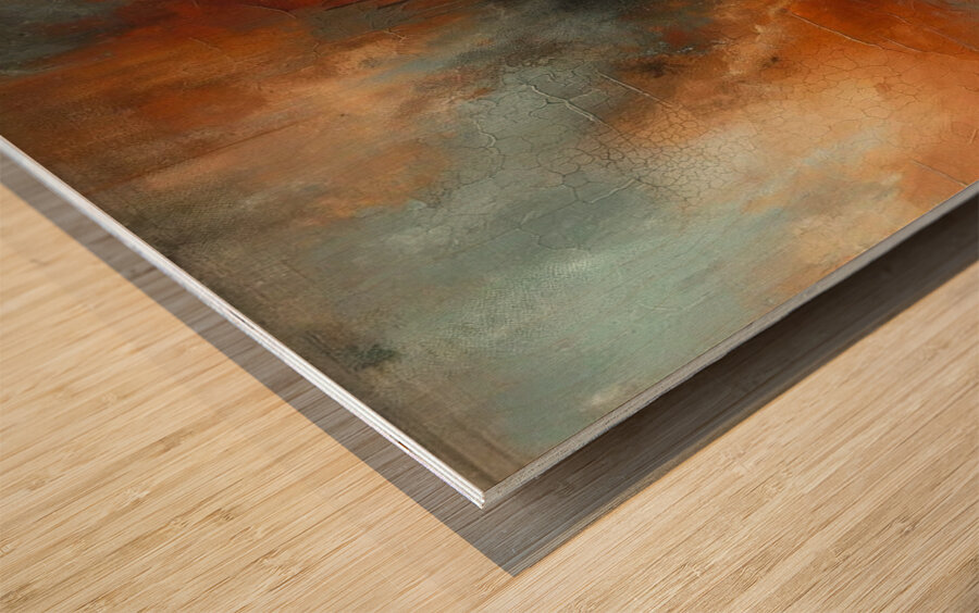 Cosmic Burst Wood print