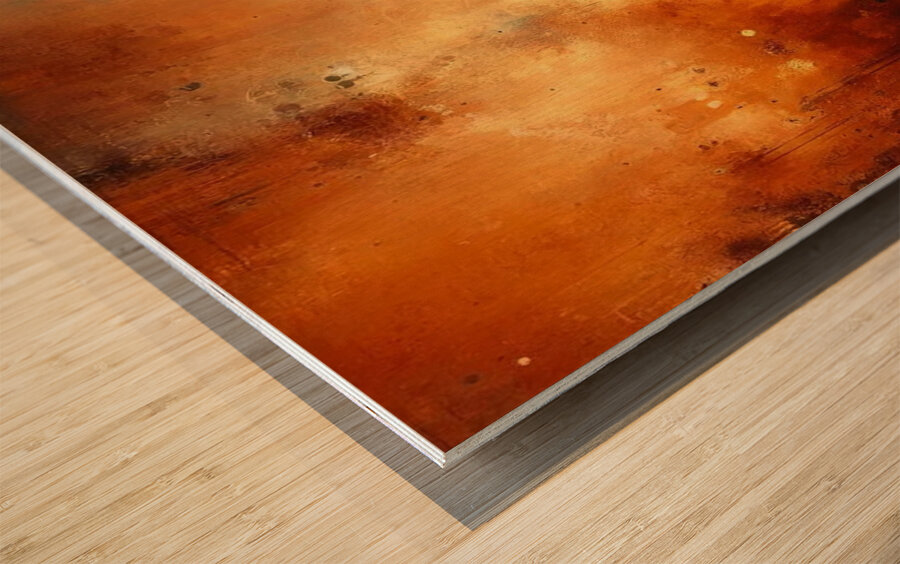 Eternal Ember Wood print