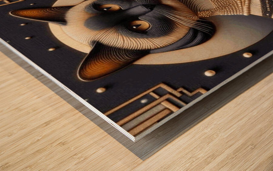 The Gilded Whiskers of Mademoi Wood print