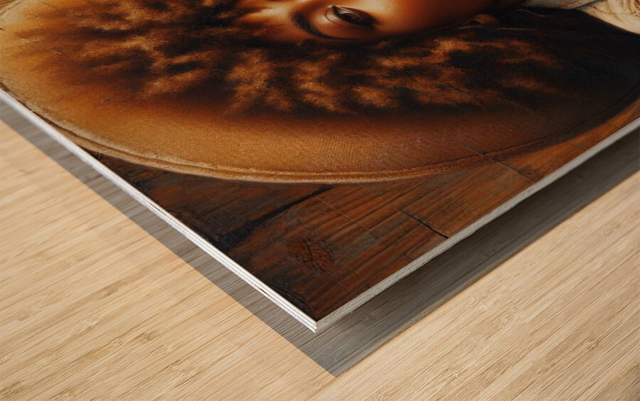 Rebel Radiance Wood print