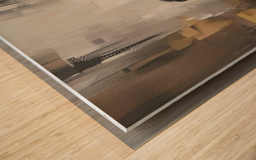 Urban Symphony Wood print