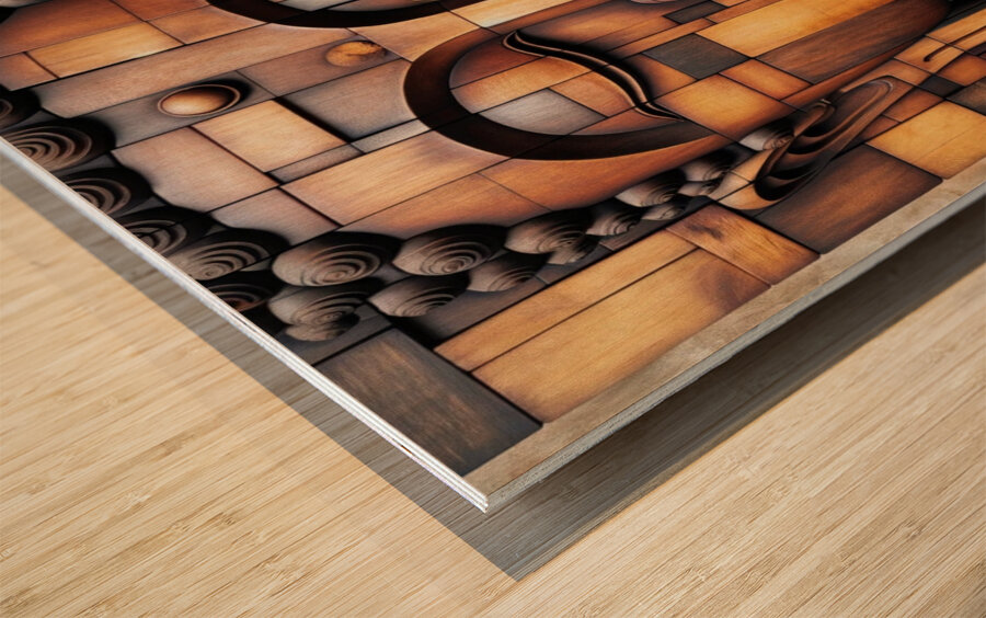 Wooden Wisdom Wood print