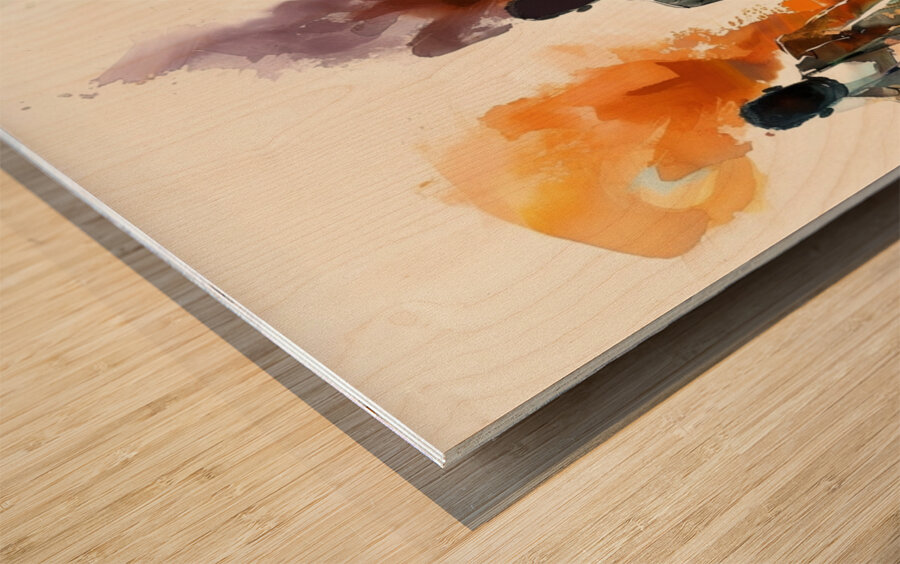 Elegance Evolved Wood print