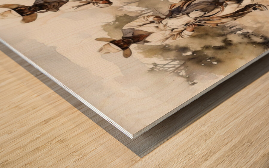 Trailblazers of the West Wood print