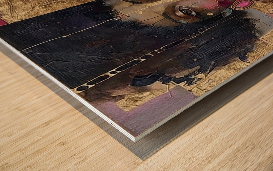 Queen of the Cosmos Wood print