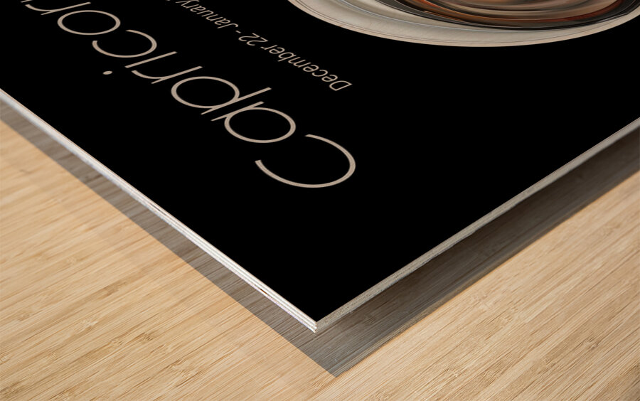 Capricorn Wood print